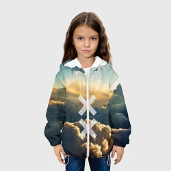 Куртка с капюшоном детская The XX: Clouds, цвет: 3D-белый — фото 2