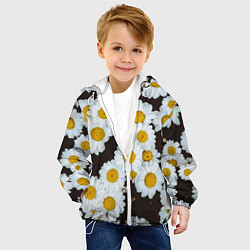 Куртка с капюшоном детская Аромашки, цвет: 3D-белый — фото 2