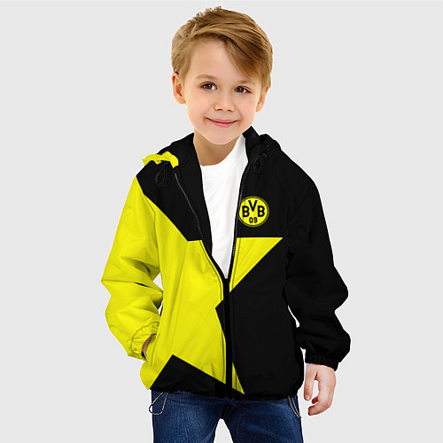 Детская куртка FC Borussia Dortmund: Star / 3D-Черный – фото 4