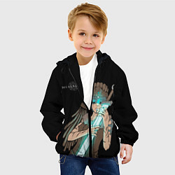 Куртка с капюшоном детская HellBlade, цвет: 3D-черный — фото 2