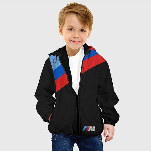 Детская куртка Бмв Bmw 2018 Brand Colors / 3D-Черный – фото 4