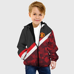 Куртка с капюшоном детская Man UTD FC: Sport Camo, цвет: 3D-черный — фото 2
