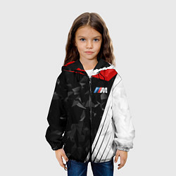 Куртка с капюшоном детская BMW M: Poly Sport, цвет: 3D-черный — фото 2