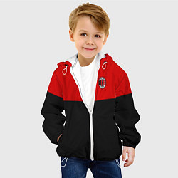 Куртка с капюшоном детская АC Milan: R&B Sport, цвет: 3D-белый — фото 2