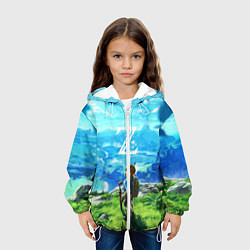 Куртка с капюшоном детская Z-Link, цвет: 3D-белый — фото 2