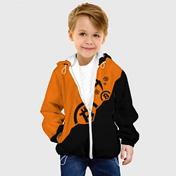 Куртка с капюшоном детская Bitcoin Mining, цвет: 3D-белый — фото 2