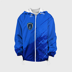 Куртка с капюшоном детская FC Paris: Blue 2018, цвет: 3D-белый