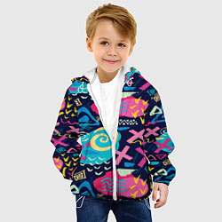 Куртка с капюшоном детская Юное творчество, цвет: 3D-белый — фото 2