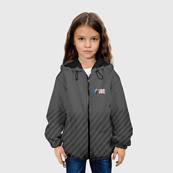 Куртка с капюшоном детская BMW M SPORT, цвет: 3D-черный — фото 2