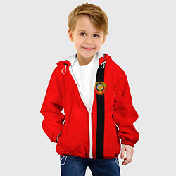 Куртка с капюшоном детская Советский Союз, цвет: 3D-белый — фото 2