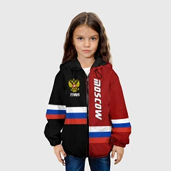 Куртка с капюшоном детская Moscow, Russia, цвет: 3D-черный — фото 2