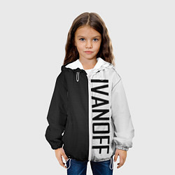 Куртка с капюшоном детская IVANOFF, цвет: 3D-белый — фото 2