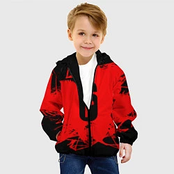 Куртка с капюшоном детская R6S: Red Outbreak, цвет: 3D-черный — фото 2