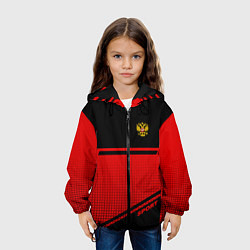 Куртка с капюшоном детская Russia: Red Sport, цвет: 3D-черный — фото 2