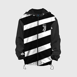 Куртка с капюшоном детская Juve: B&W Lines, цвет: 3D-черный