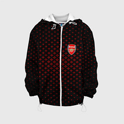 Куртка с капюшоном детская Arsenal: Sport Grid, цвет: 3D-белый