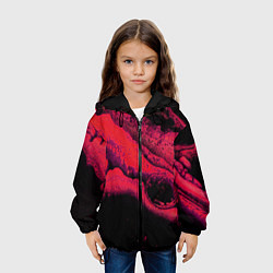 Куртка с капюшоном детская Краски марса, цвет: 3D-черный — фото 2
