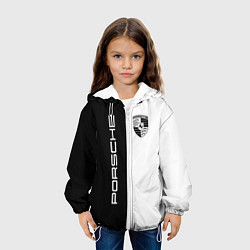 Куртка с капюшоном детская Porsche Design, цвет: 3D-белый — фото 2