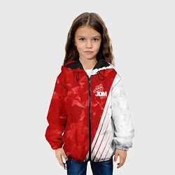 Куртка с капюшоном детская Eat Sleep JDM: Red Poly, цвет: 3D-черный — фото 2