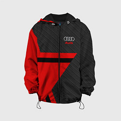 Куртка с капюшоном детская Audi: Carbon Star, цвет: 3D-черный