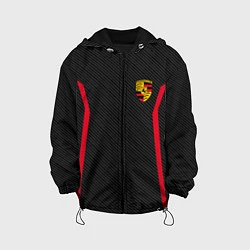 Куртка с капюшоном детская Porsche: Sport Edition, цвет: 3D-черный
