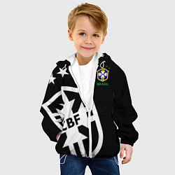 Куртка с капюшоном детская Brazil Team: Exclusive, цвет: 3D-белый — фото 2