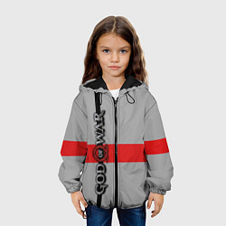 Куртка с капюшоном детская God of War: Grey Style, цвет: 3D-черный — фото 2