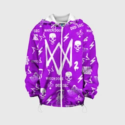 Детская куртка Watch Dogs 2: Violet Pattern