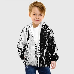 Куртка с капюшоном детская JUVENTUS BIANCONERI, цвет: 3D-белый — фото 2