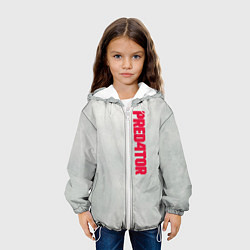 Куртка с капюшоном детская Predator: Vertical Line, цвет: 3D-белый — фото 2