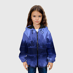 Куртка с капюшоном детская Firewatch Mountains, цвет: 3D-черный — фото 2