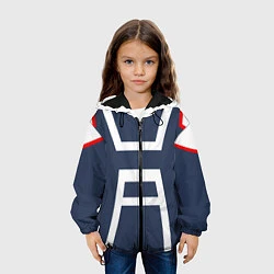 Куртка с капюшоном детская MHA U A SCHOOL, цвет: 3D-черный — фото 2