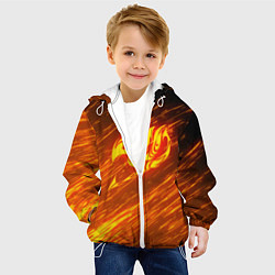 Куртка с капюшоном детская NATSU DRAGNEEL, цвет: 3D-белый — фото 2