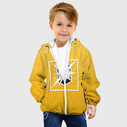 Куртка с капюшоном детская R6S: Blitz, цвет: 3D-белый — фото 2