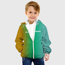 Куртка с капюшоном детская Imagine Dragons: Evolve Grid, цвет: 3D-белый — фото 2