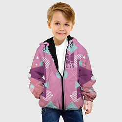 Куртка с капюшоном детская BTS Geometry, цвет: 3D-черный — фото 2