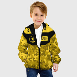 Куртка с капюшоном детская PUBG Runner, цвет: 3D-черный — фото 2