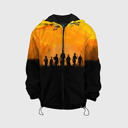 Куртка с капюшоном детская Red Dead Redemption: Orange Sun, цвет: 3D-черный