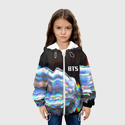 Куртка с капюшоном детская BTS: Spectroscopy, цвет: 3D-белый — фото 2