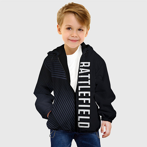 Детская куртка BATTLEFIELD: Black Style / 3D-Черный – фото 4