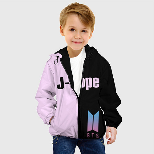 Детская куртка BTS J-hope / 3D-Черный – фото 4