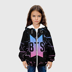 Куртка с капюшоном детская BTS: Love Yourself, цвет: 3D-белый — фото 2