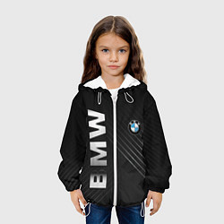 Куртка с капюшоном детская BMW: Steel Line, цвет: 3D-белый — фото 2