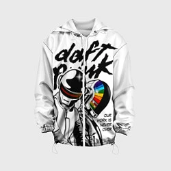 Куртка с капюшоном детская Daft Punk: Our work is never over, цвет: 3D-белый