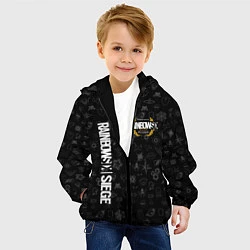 Куртка с капюшоном детская RAINBOW SIX SIEGE, цвет: 3D-черный — фото 2