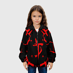 Куртка с капюшоном детская DOOM: Red Slayer, цвет: 3D-черный — фото 2