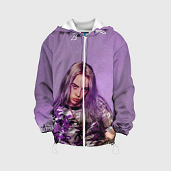 Куртка с капюшоном детская Billie Eilish: Violet Fashion, цвет: 3D-белый