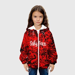 Куртка с капюшоном детская Sally Face: Red Bloody, цвет: 3D-белый — фото 2