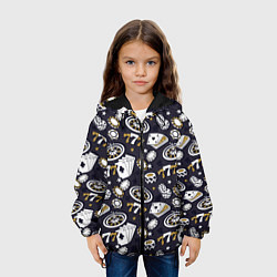 Куртка с капюшоном детская Казино 777, цвет: 3D-черный — фото 2