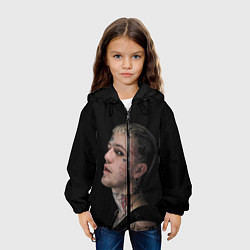 Куртка с капюшоном детская Lil Peep: Dark Angel, цвет: 3D-черный — фото 2